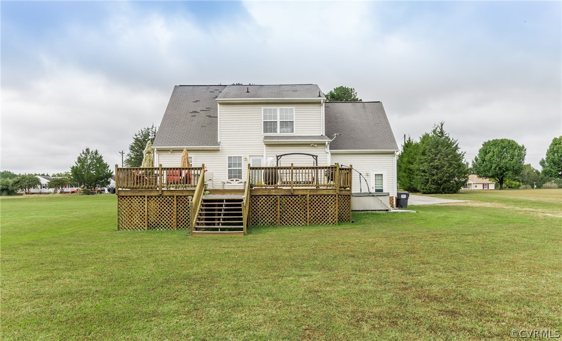 17445 Loving Union Road Disputanta, VA 23842 - Photo 44 of 50 a front view of a house with garden