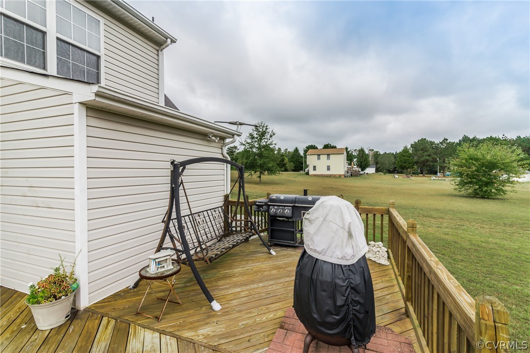 17445 Loving Union Road Disputanta, VA 23842 - Photo 45 of 50 a view of roof deck with patio