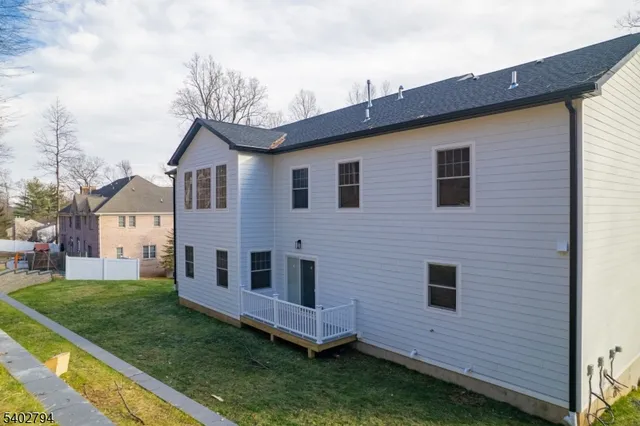a view of a backyard with plants