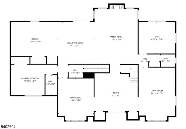 a picture of a floor plan