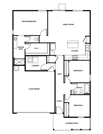 a picture of a floor plan