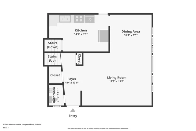 a picture of a bench in a building