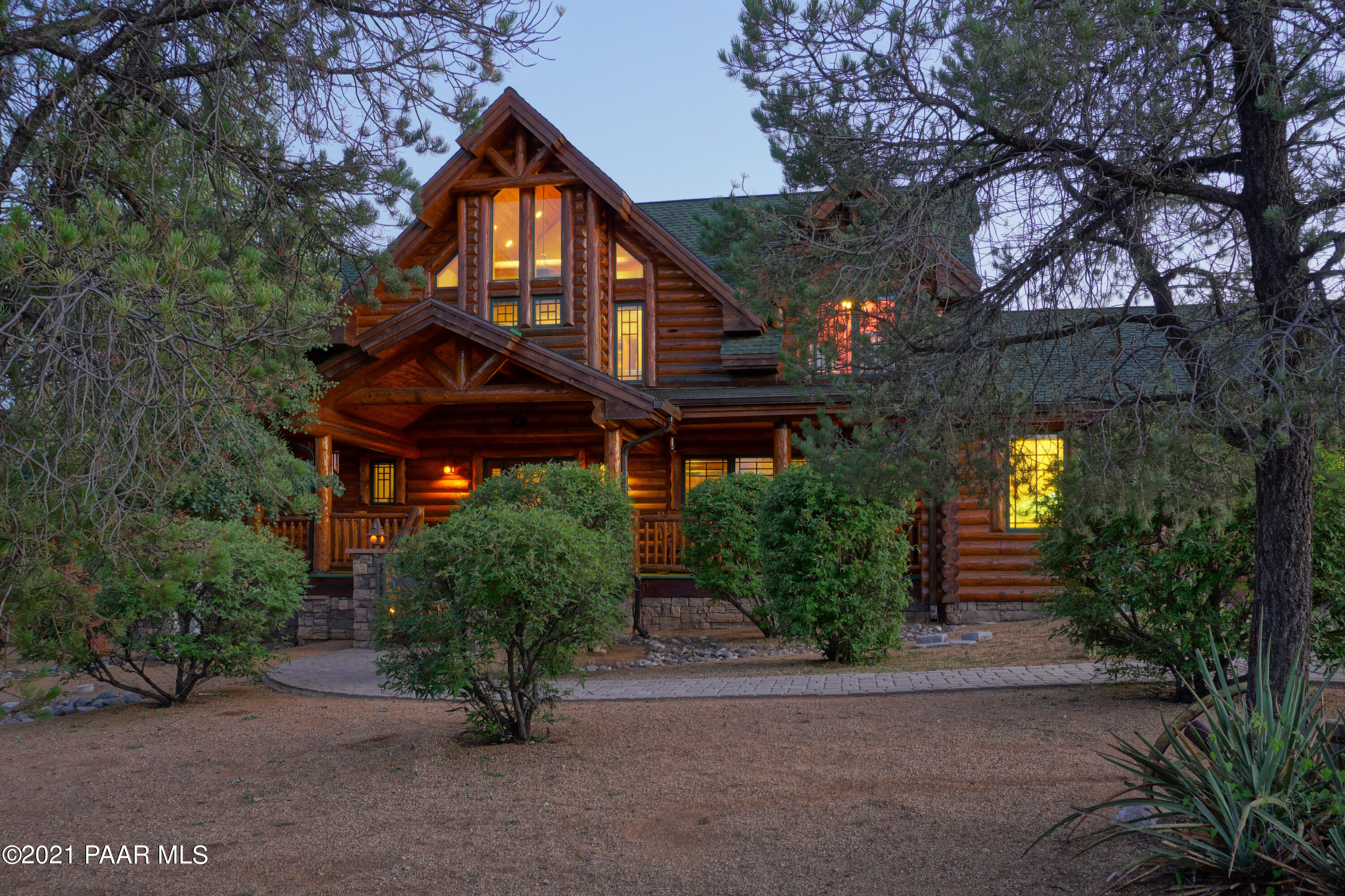 4240 Fort Bridger Road Prescott, AZ 86305 - Photo 11 of 110 Twilight Front of Home