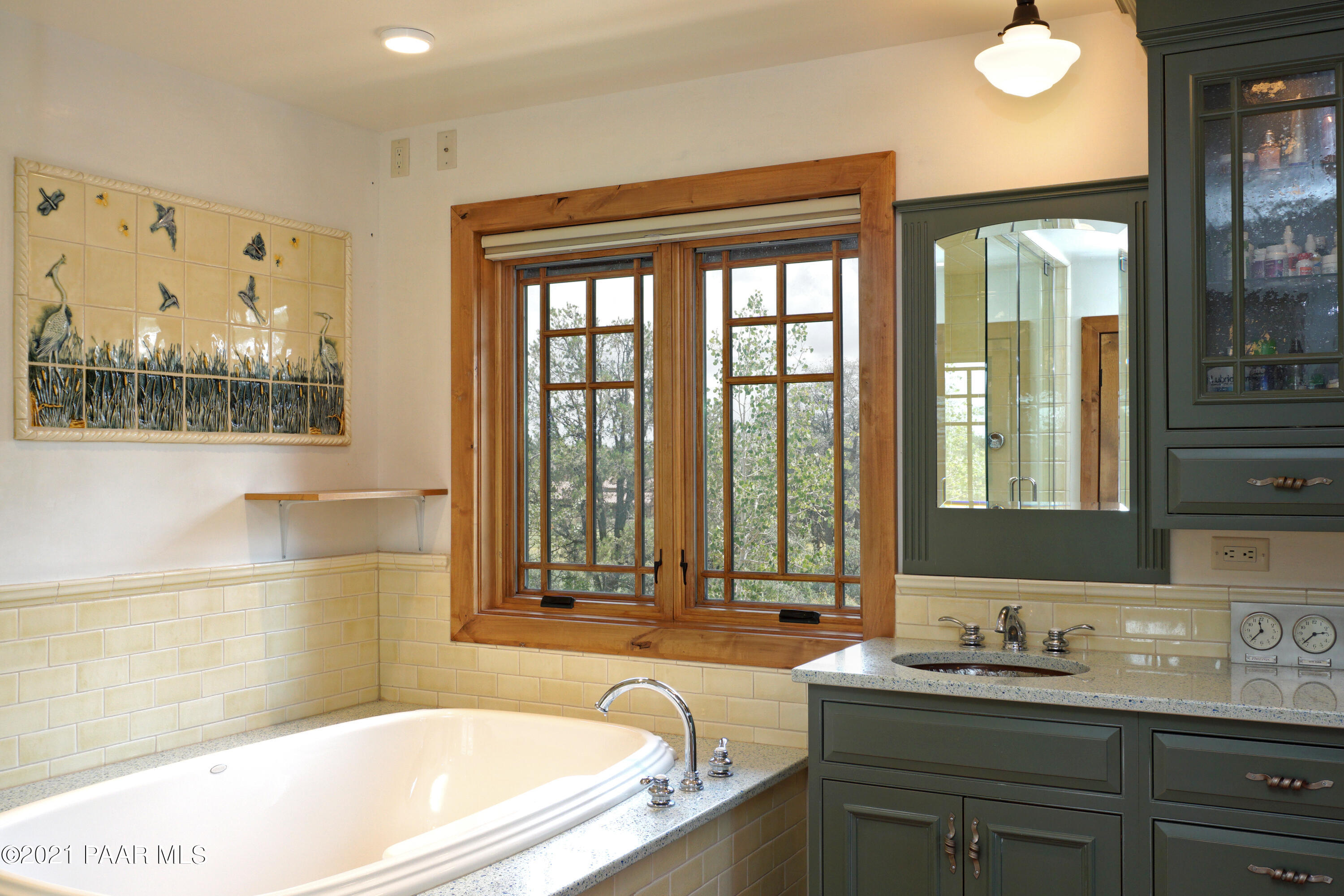 4240 Fort Bridger Road Prescott, AZ 86305 - Photo 52 of 110 Air Jetted Soaking Tub in Master Bath