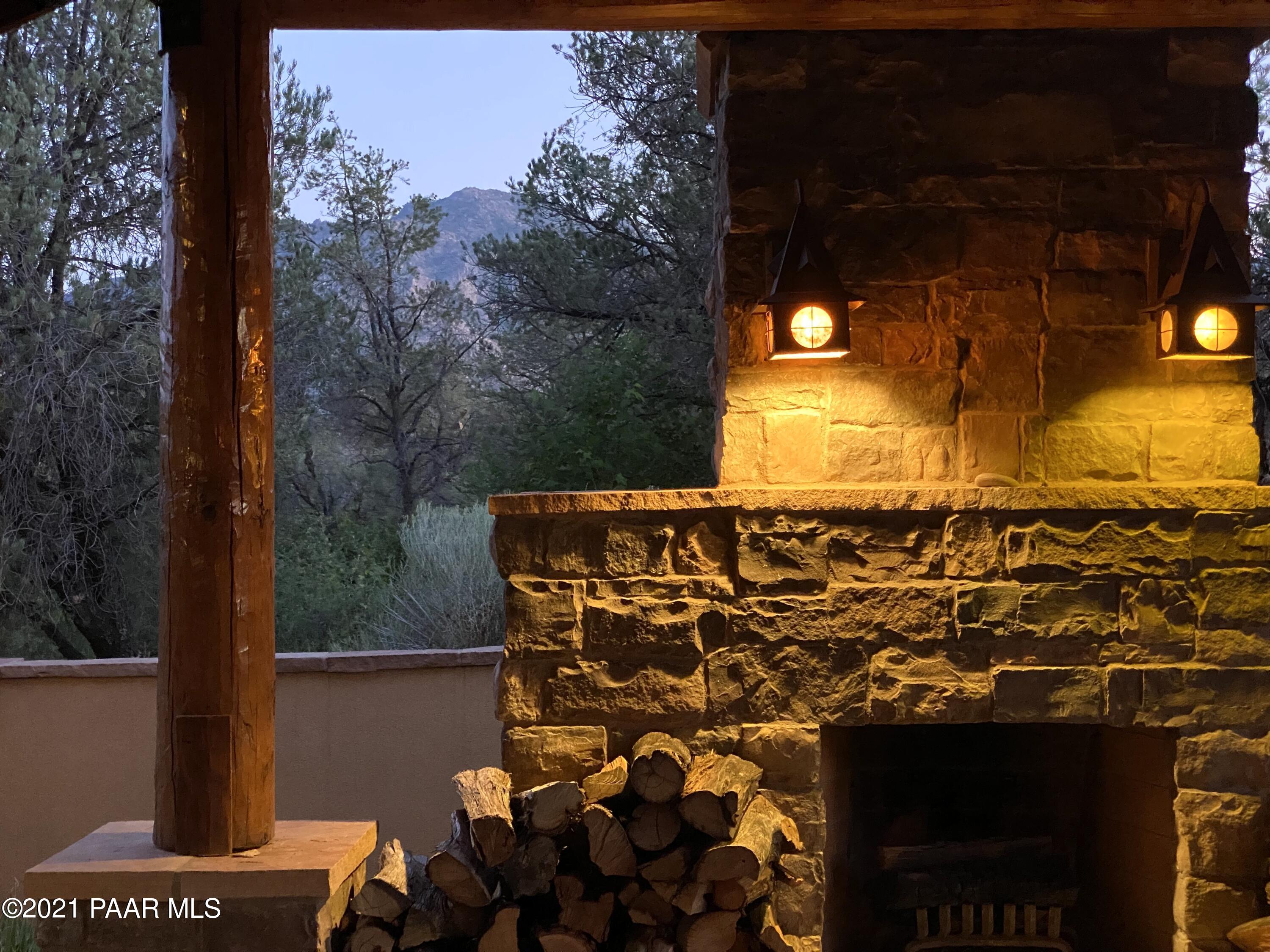 4240 Fort Bridger Road Prescott, AZ 86305 - Photo 85 of 110 Outdoor Woodburning FP