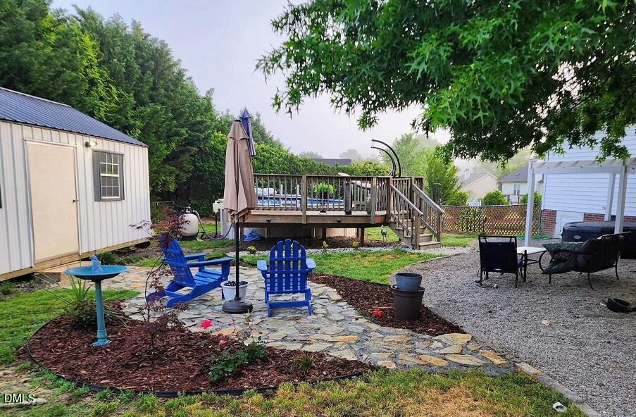 6512 Bridgemont Lane Willow Spring, NC 27592 - Photo 29 of 39 6512 Bridgemont Ln_Backyard