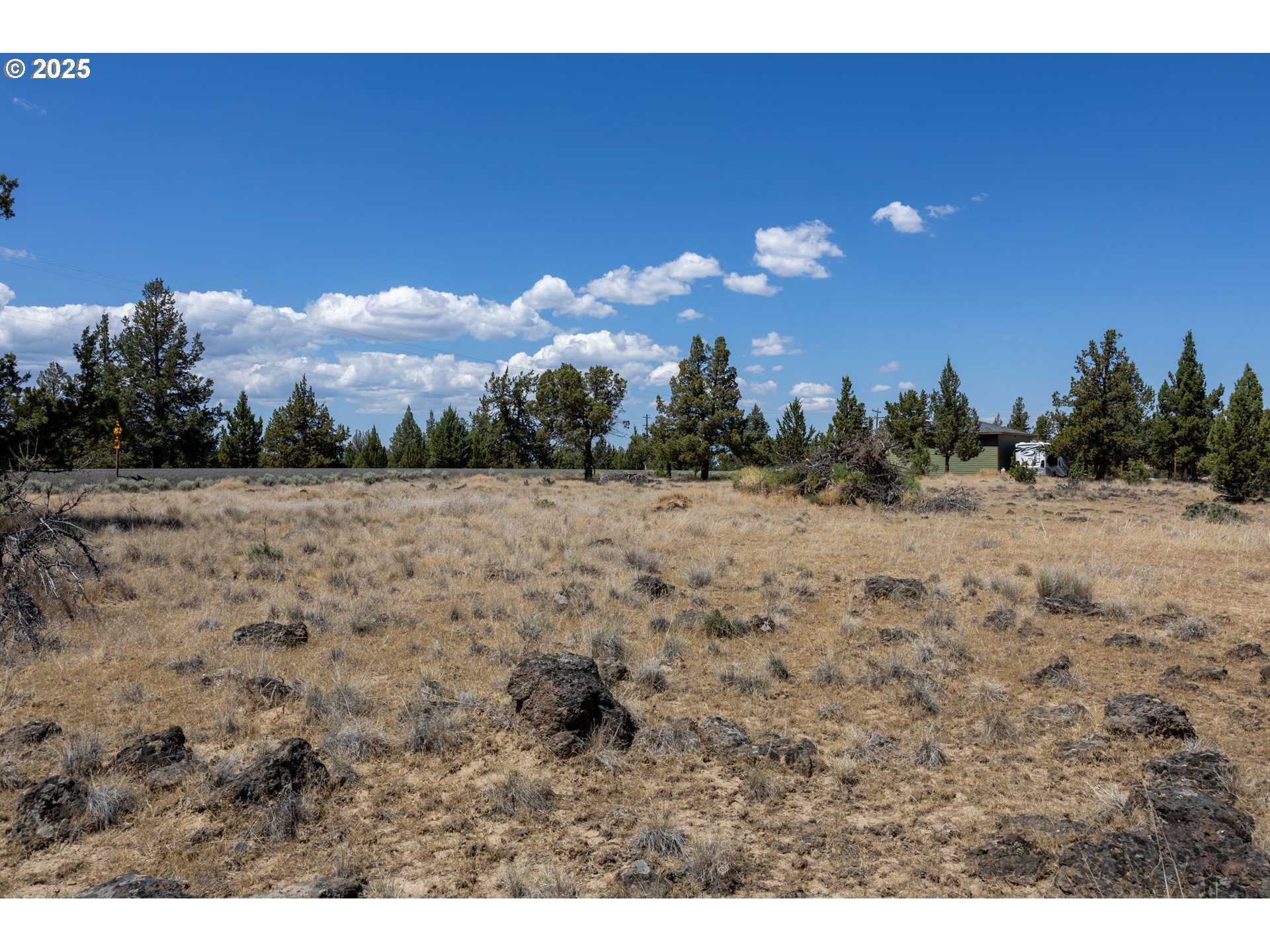 13 Rim Park Culver, OR 97734 - Photo 23 of 28 a view of a dry yard with trees in the background