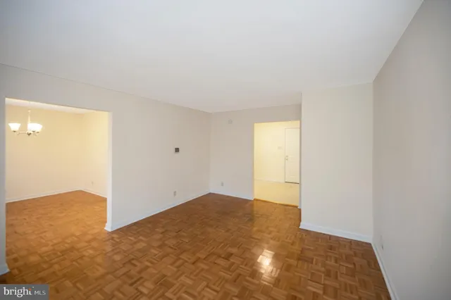 a view of an empty room