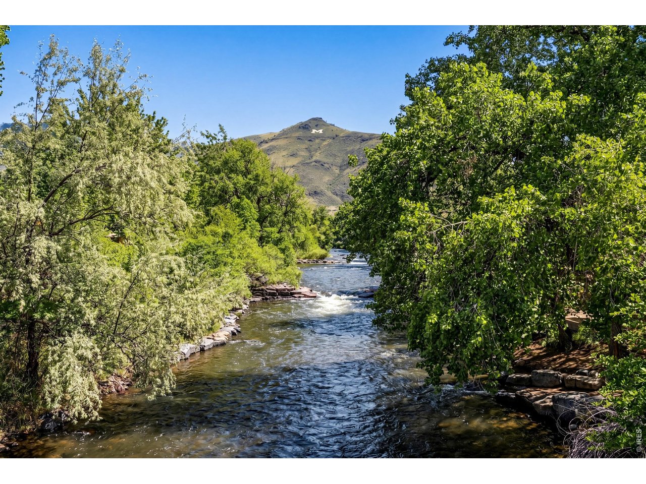 1964 Foothills Road Golden, CO 80401 - Photo 50 of 50 Clear Creek with the iconic M on Mount Zion beyond.