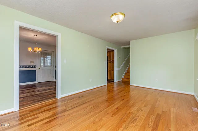 wooden floor in an empty room