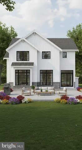 a front view of house with yard having outdoor seating