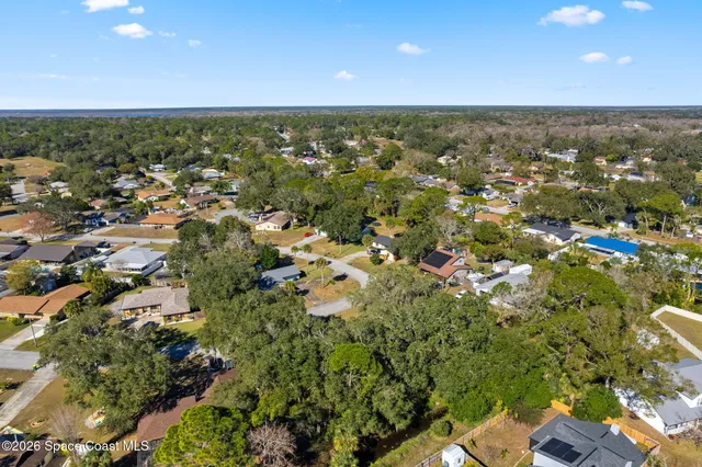 a view of city and mountain