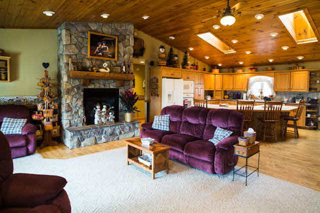 2252 Kerns Road Dayton, VA 22821 - Photo 15 of 31 a living room with furniture and a fireplace