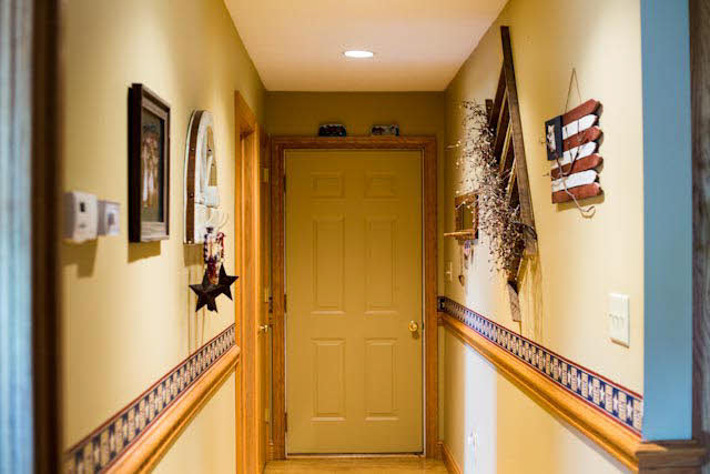 2252 Kerns Road Dayton, VA 22821 - Photo 16 of 31 a view of a hallway with a door and wooden door