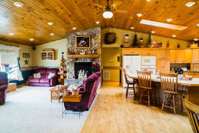 2252 Kerns Road Dayton, VA 22821 - Photo 26 of 31 a living room with furniture and kitchen view