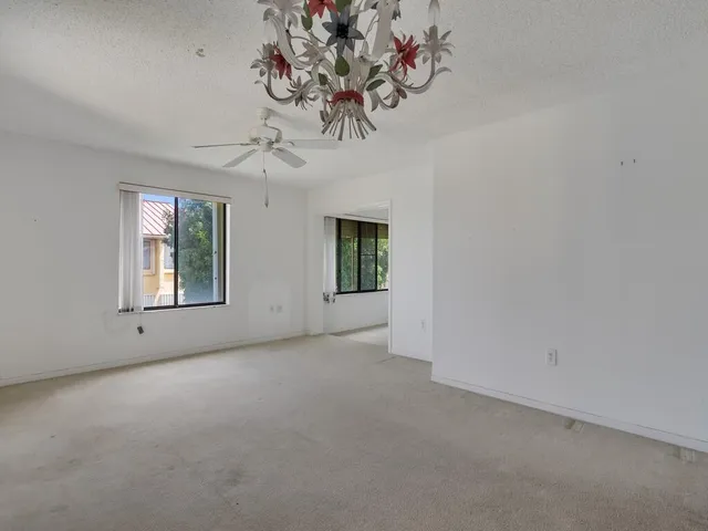 a view of a window in a room