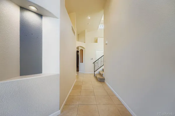 a view of an entryway with staircase