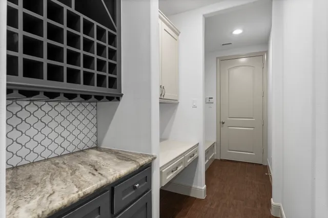 a view of a storage & utility room