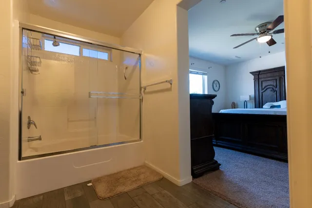 a view of walk in closet