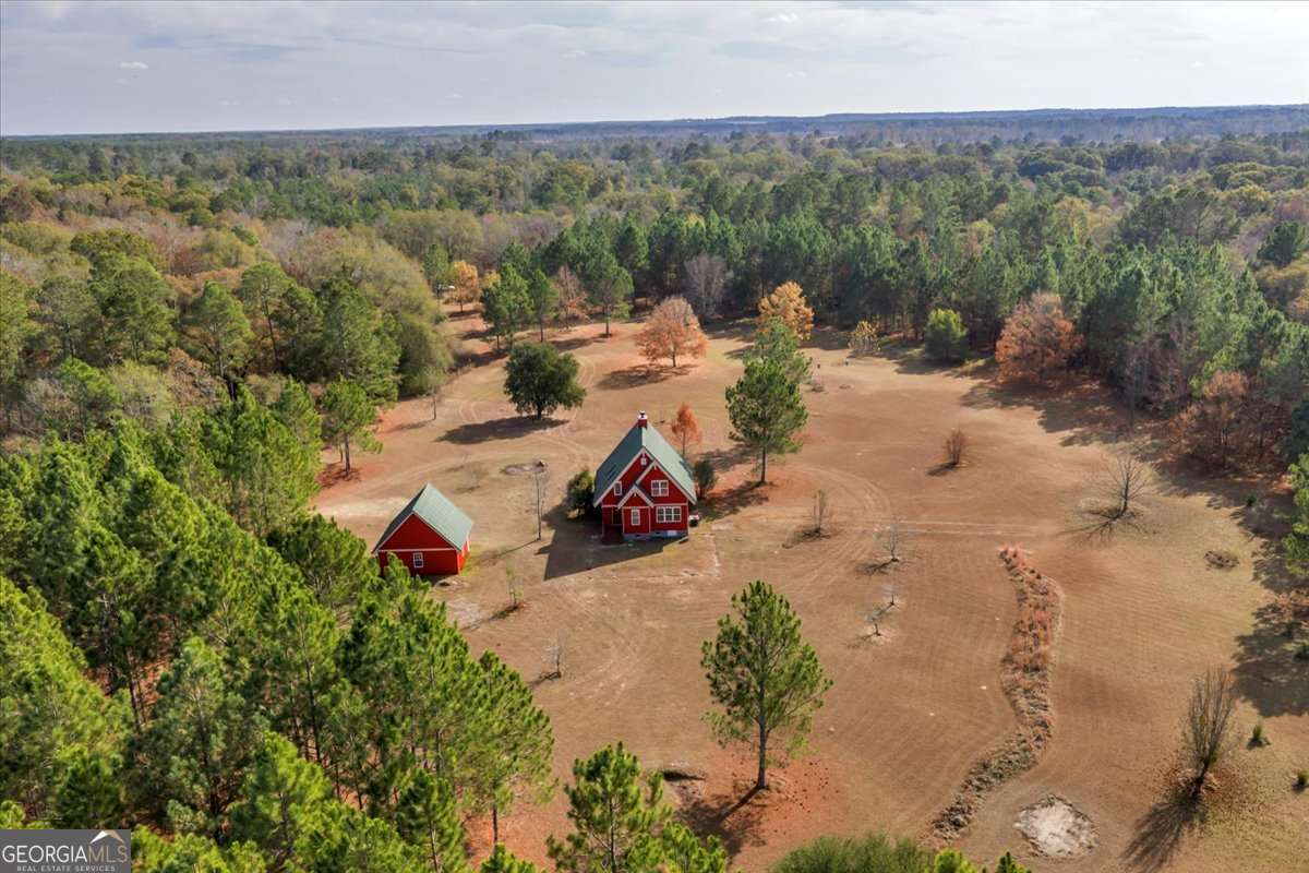 11157 Cannonville Road Rochelle, GA 31079 - Photo 34 of 38 an aerial view of a town with couple of houses