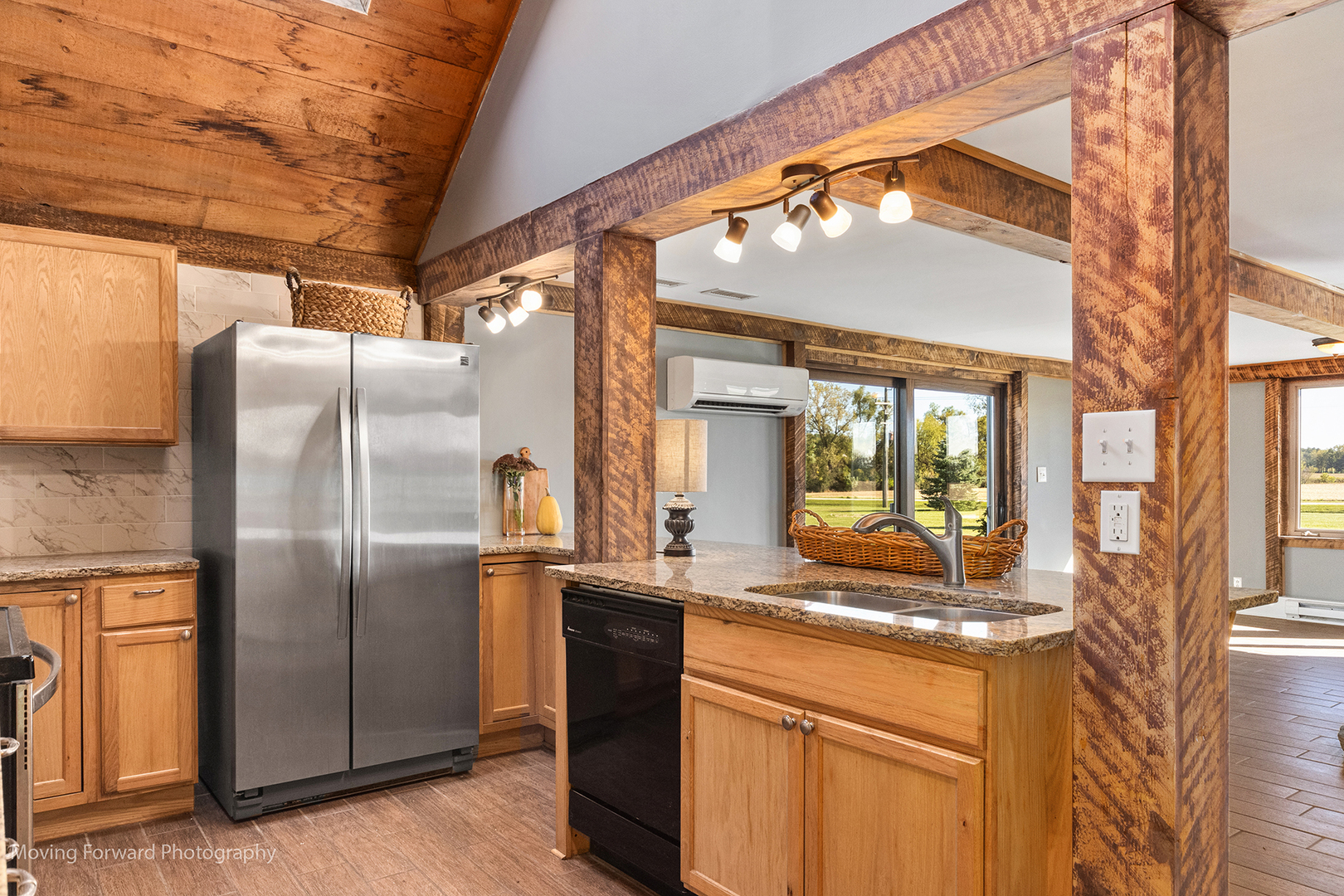 16910 Streit Road Harvard, IL 60033 - Photo 15 of 40 a kitchen with stainless steel appliances granite countertop a refrigerator and a sink
