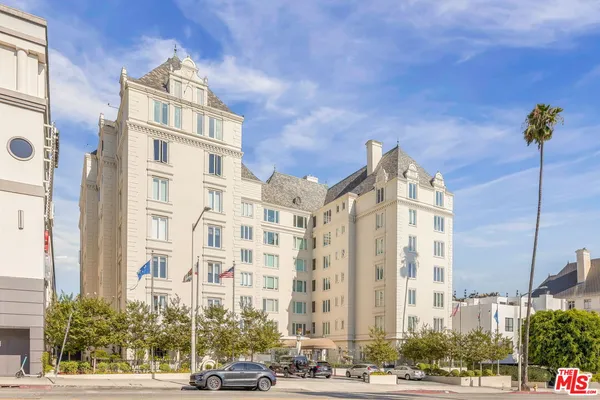 a front view of a building