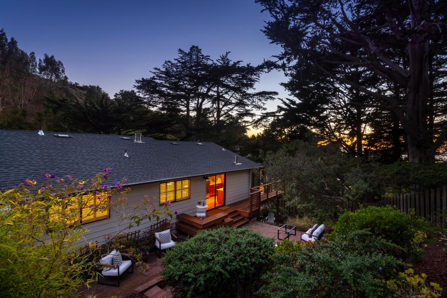 701 Canyon Drive Pacifica, CA 94044 - Photo 28 of 42 an aerial view of a house with a yard