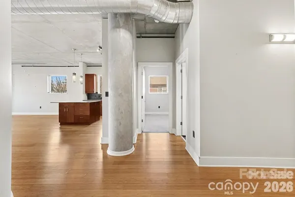 a view of a living room with furniture