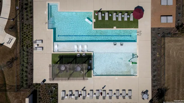 a view of a house with a swimming pool