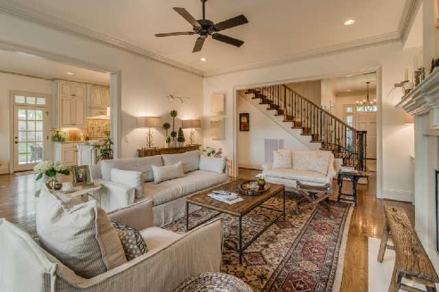 129 Alton Road Nashville, TN 37205 - Photo 4 of 20 a living room with furniture and a chandelier