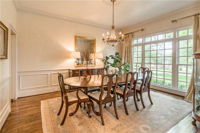 129 Alton Road Nashville, TN 37205 - Photo 5 of 20 a view of a dining room with furniture window and wooden floor