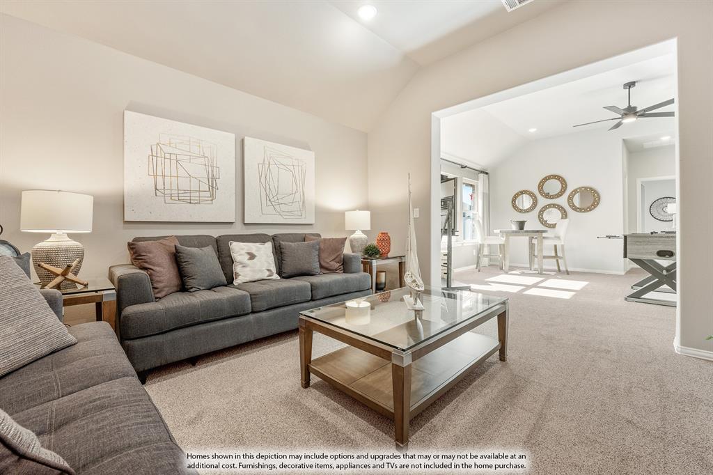 5930 Merian Drive Pilot Point, TX 76258 - Photo 31 of 39 a living room with furniture and a table