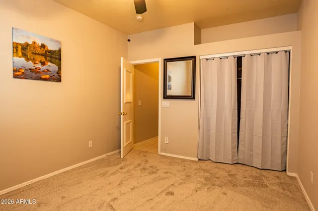 a view of an empty room