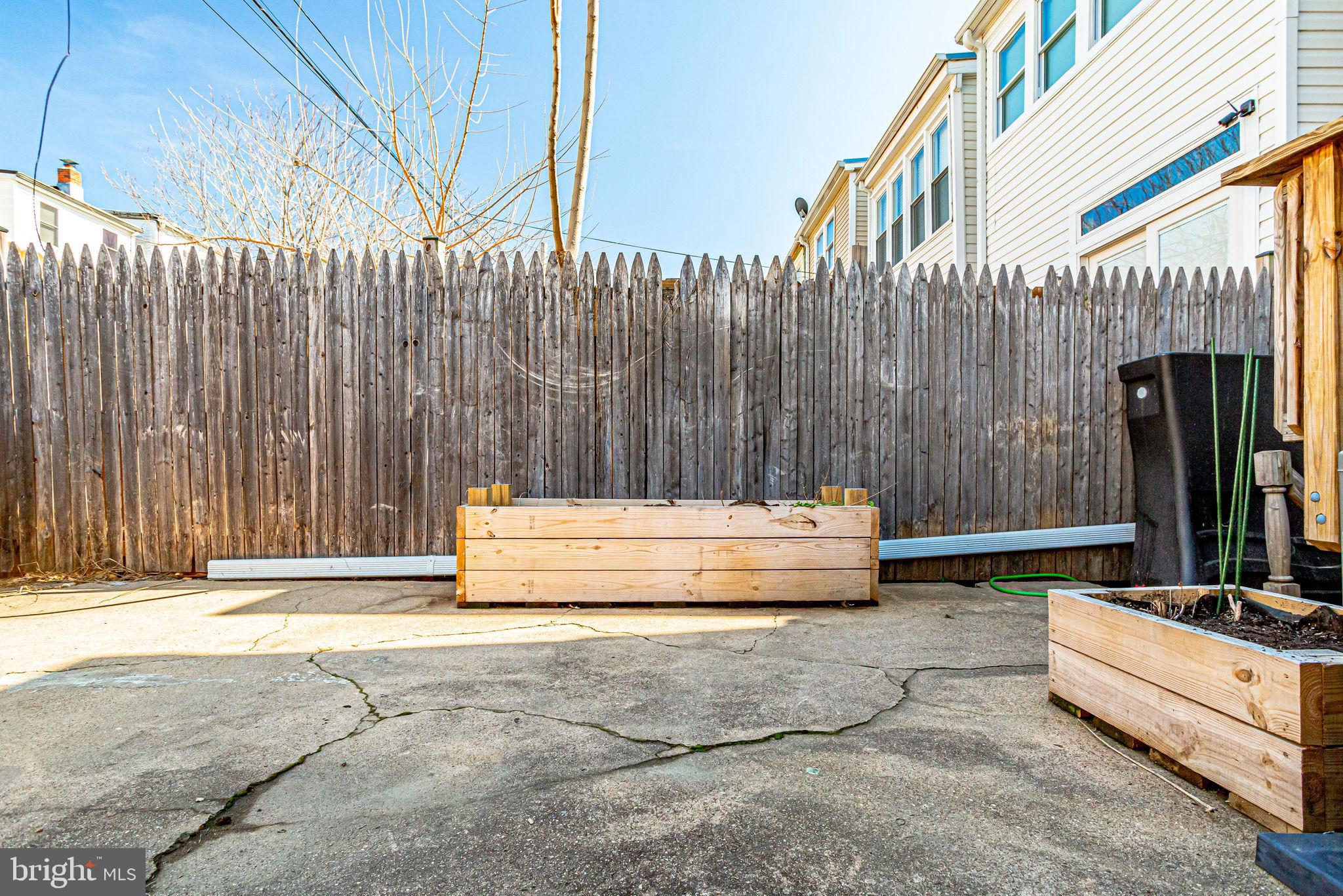1928 Bennett Place Northeast Washington, DC 20002 - Photo 40 of 40 Backyard w/ new planter boxes!