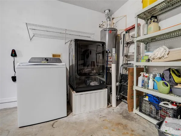 a view of a storage & utility room