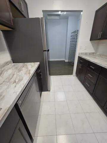 a view of a kitchen from a terrace