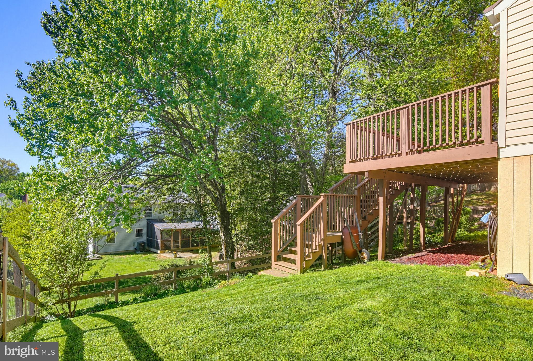 3067 Schubert Drive Silver Spring, MD 20904 - Photo 36 of 41 a view of a house with a yard and deck