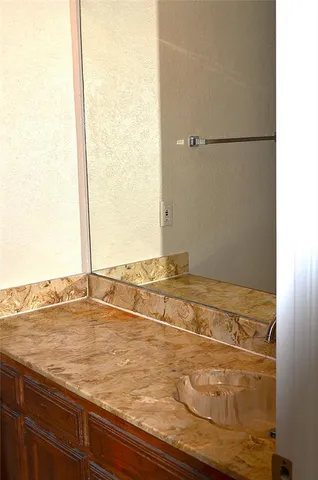 a bathroom with a sink