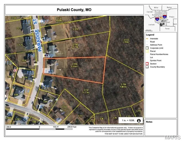 $476,900 | 105 Paradise Street, Waynesville, MO 65583