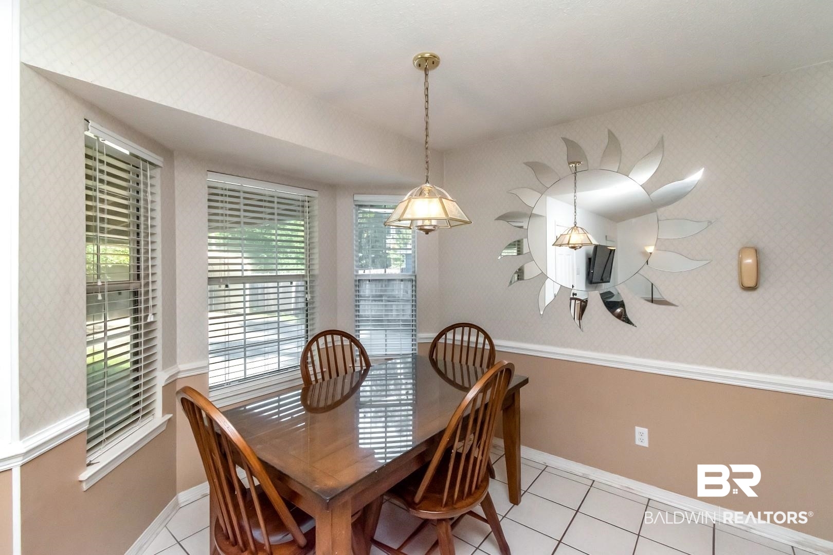 1345 Camden Court Mobile, AL 36695 - Photo 7 of 31 Dining area featuring light tile patterned floors and baseboards