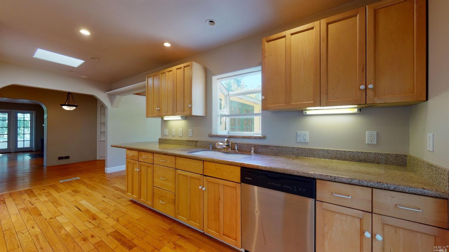 77 Homestead Boulevard Mill Valley, CA 94941 - Photo 14 of 56 a kitchen with a sink and cabinets