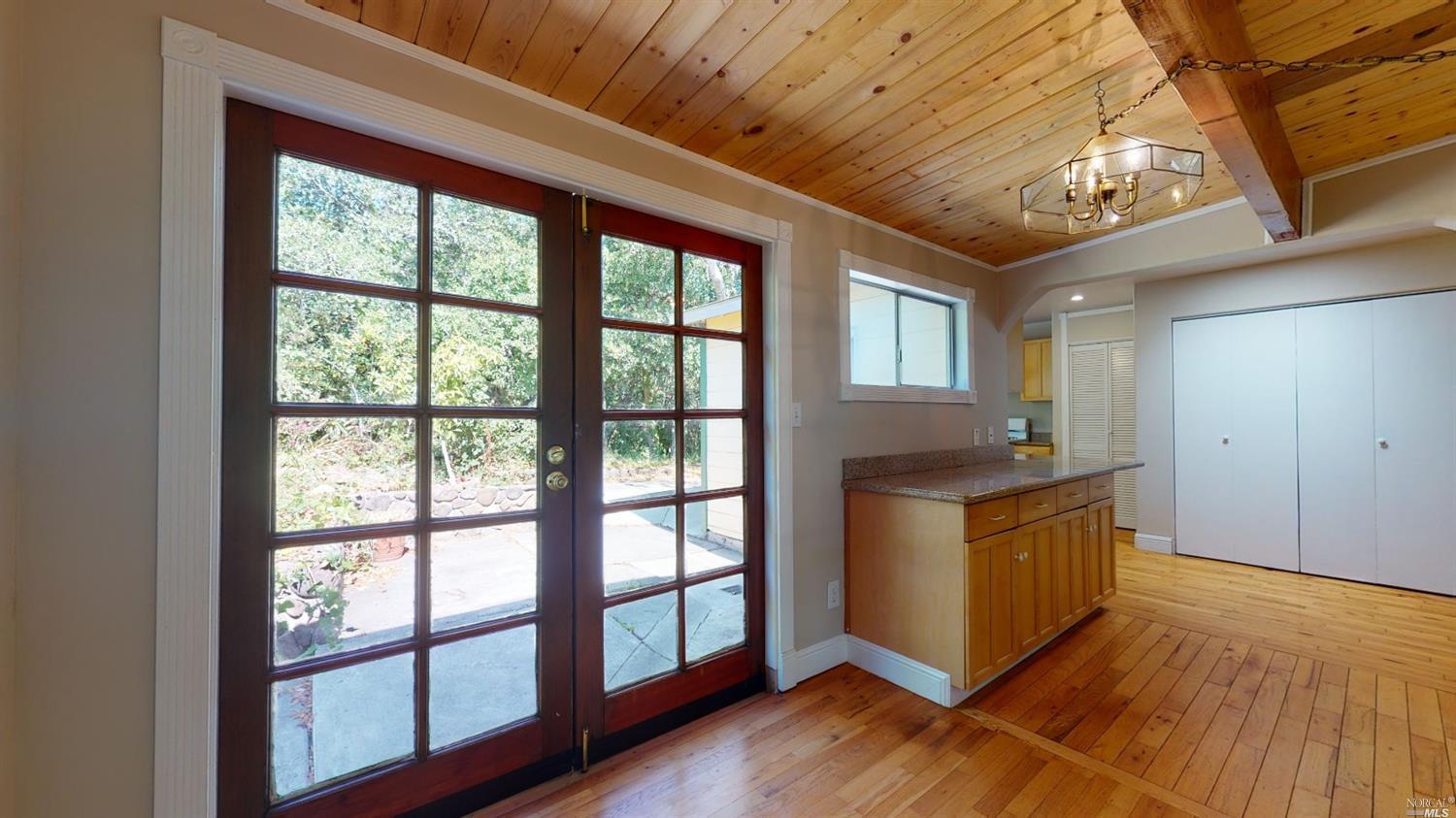 77 Homestead Boulevard Mill Valley, CA 94941 - Photo 18 of 56 a view of kitchen with wooden floor and cabinets