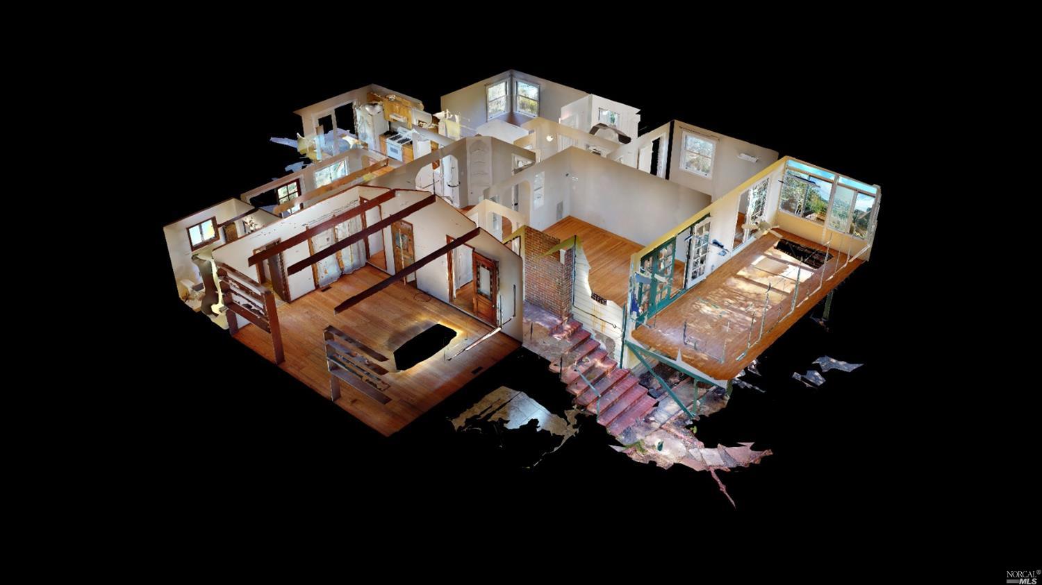 77 Homestead Boulevard Mill Valley, CA 94941 - Photo 41 of 56 an aerial view of a house with balcony