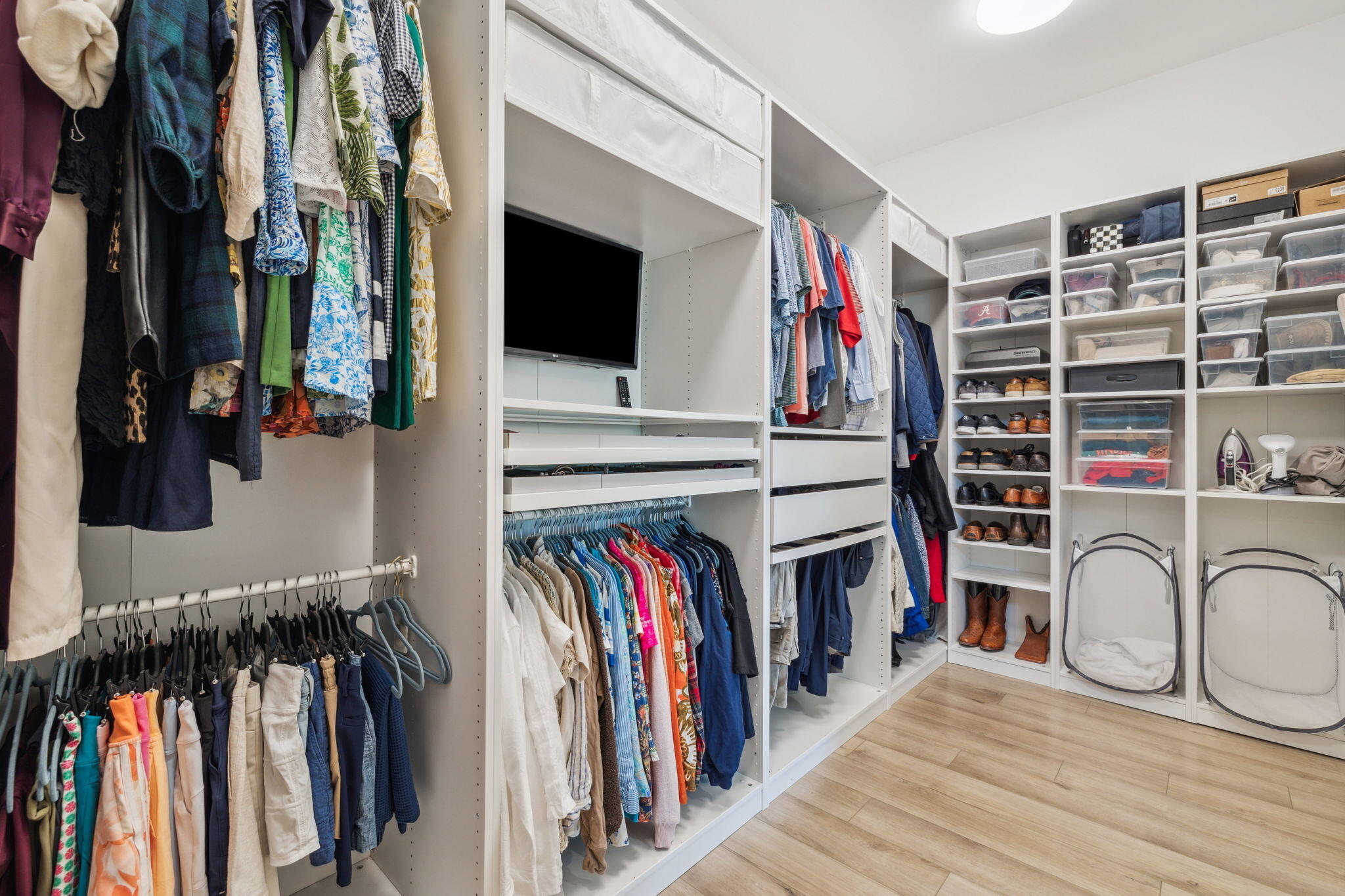 282 West Lafayette Rd Inlet Beach Inlet Beach, FL 32461 - Photo 23 of 40 a view of walk in closet with clothes and shoes