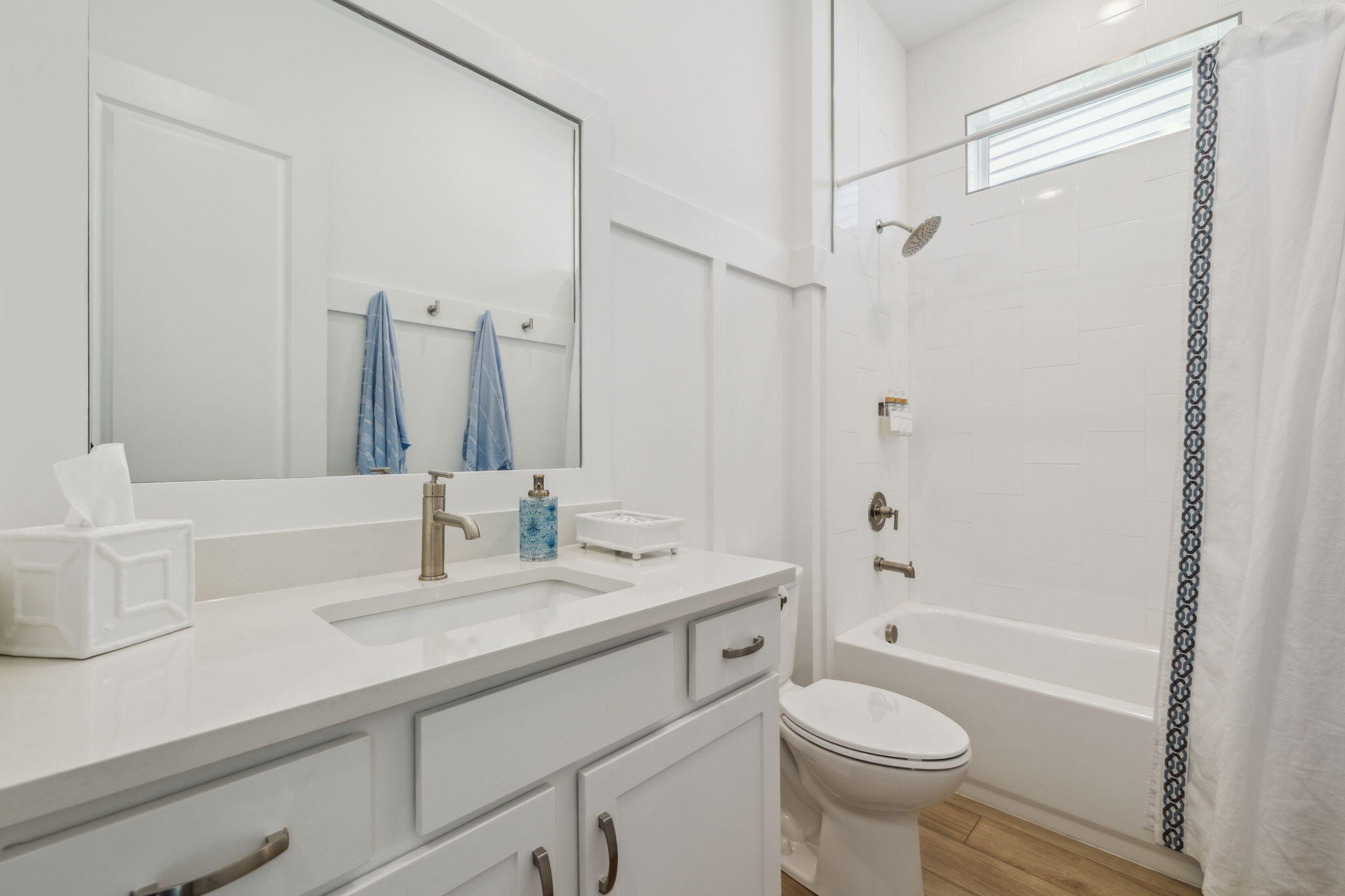 282 West Lafayette Rd Inlet Beach Inlet Beach, FL 32461 - Photo 29 of 40 a bathroom with a sink a toilet and a mirror