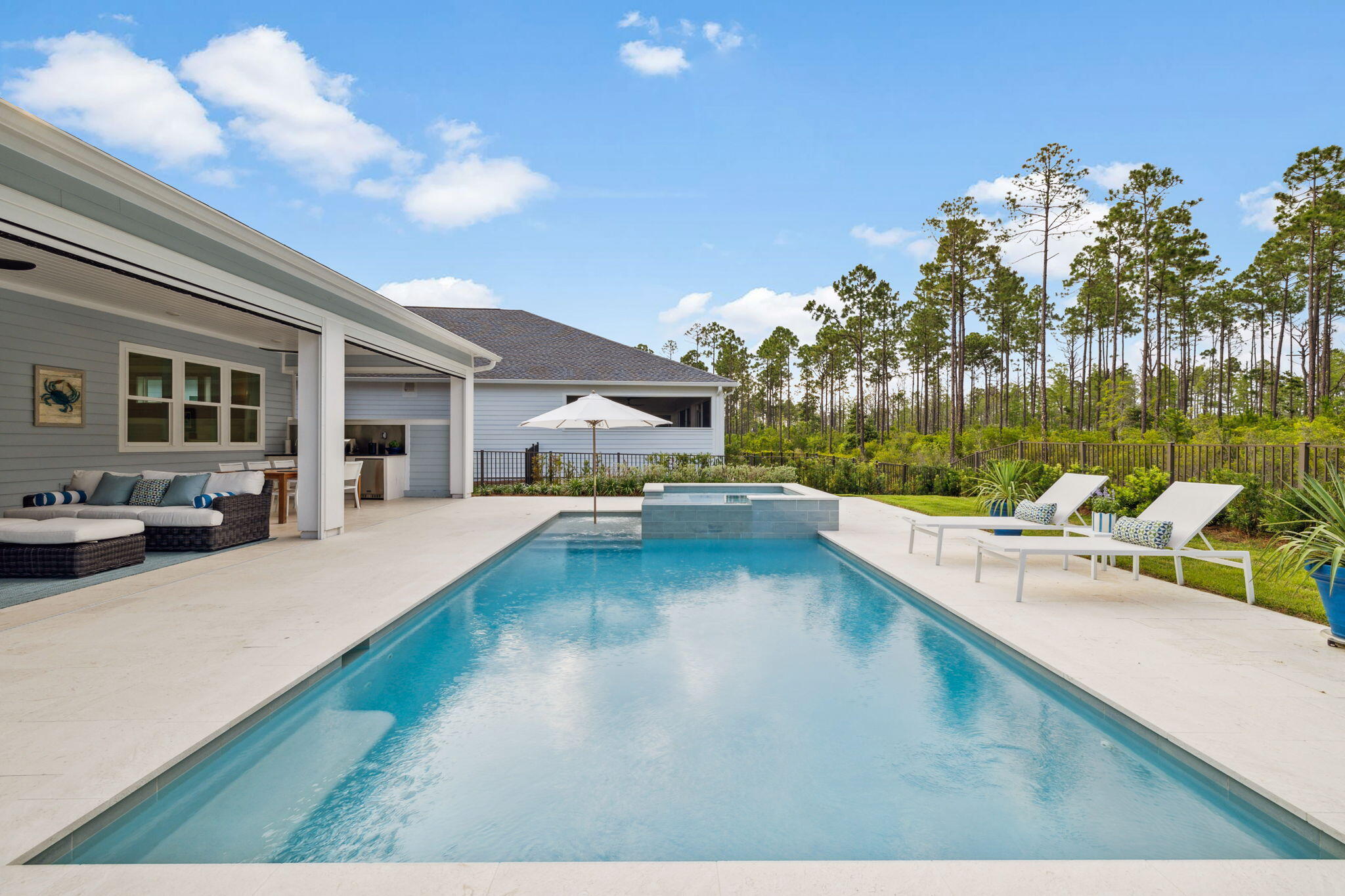 282 West Lafayette Rd Inlet Beach Inlet Beach, FL 32461 - Photo 3 of 40 a view of a swimming pool with a patio