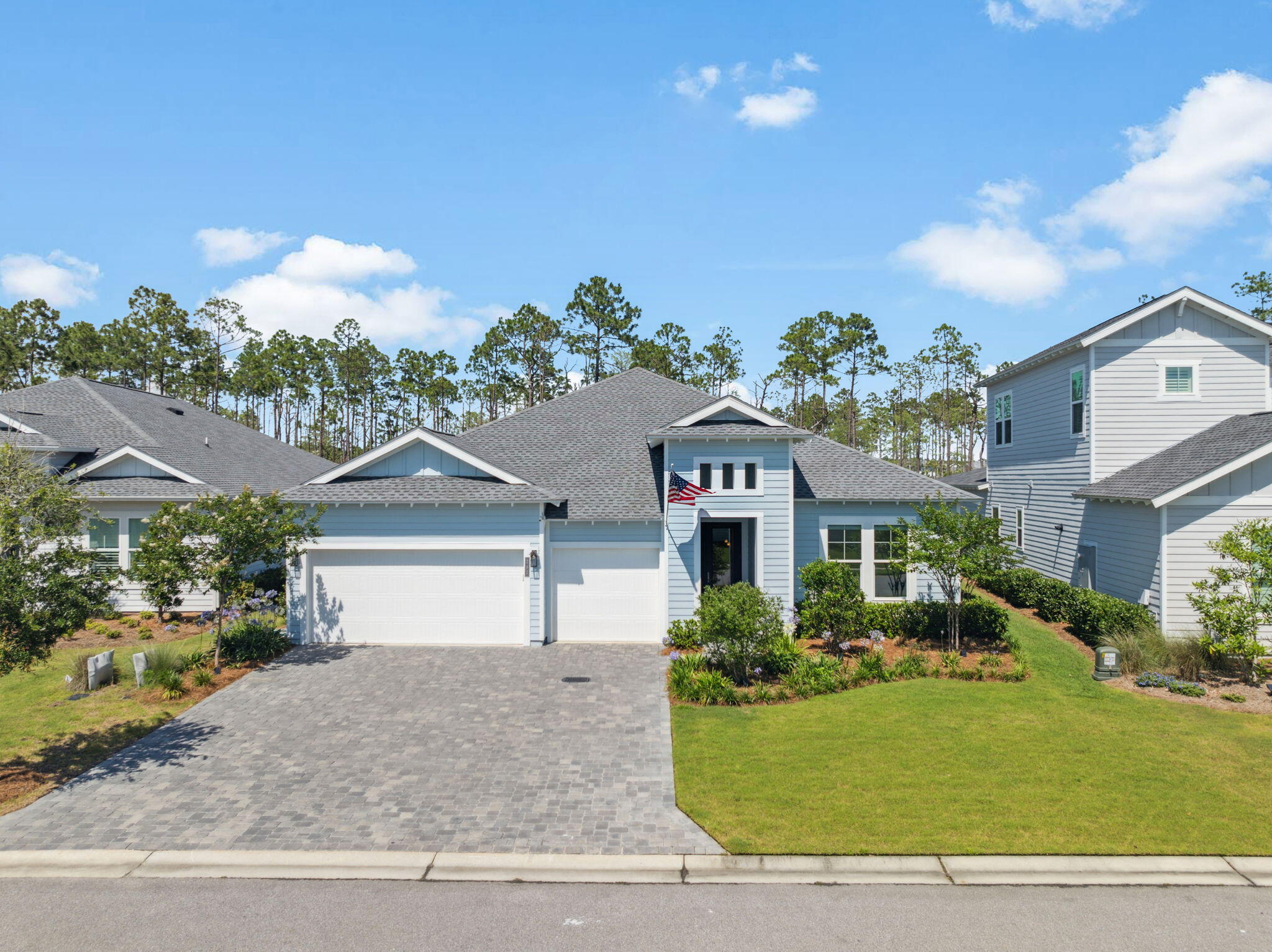 282 West Lafayette Rd Inlet Beach Inlet Beach, FL 32461 - Photo 37 of 40 a front view of a house with garden