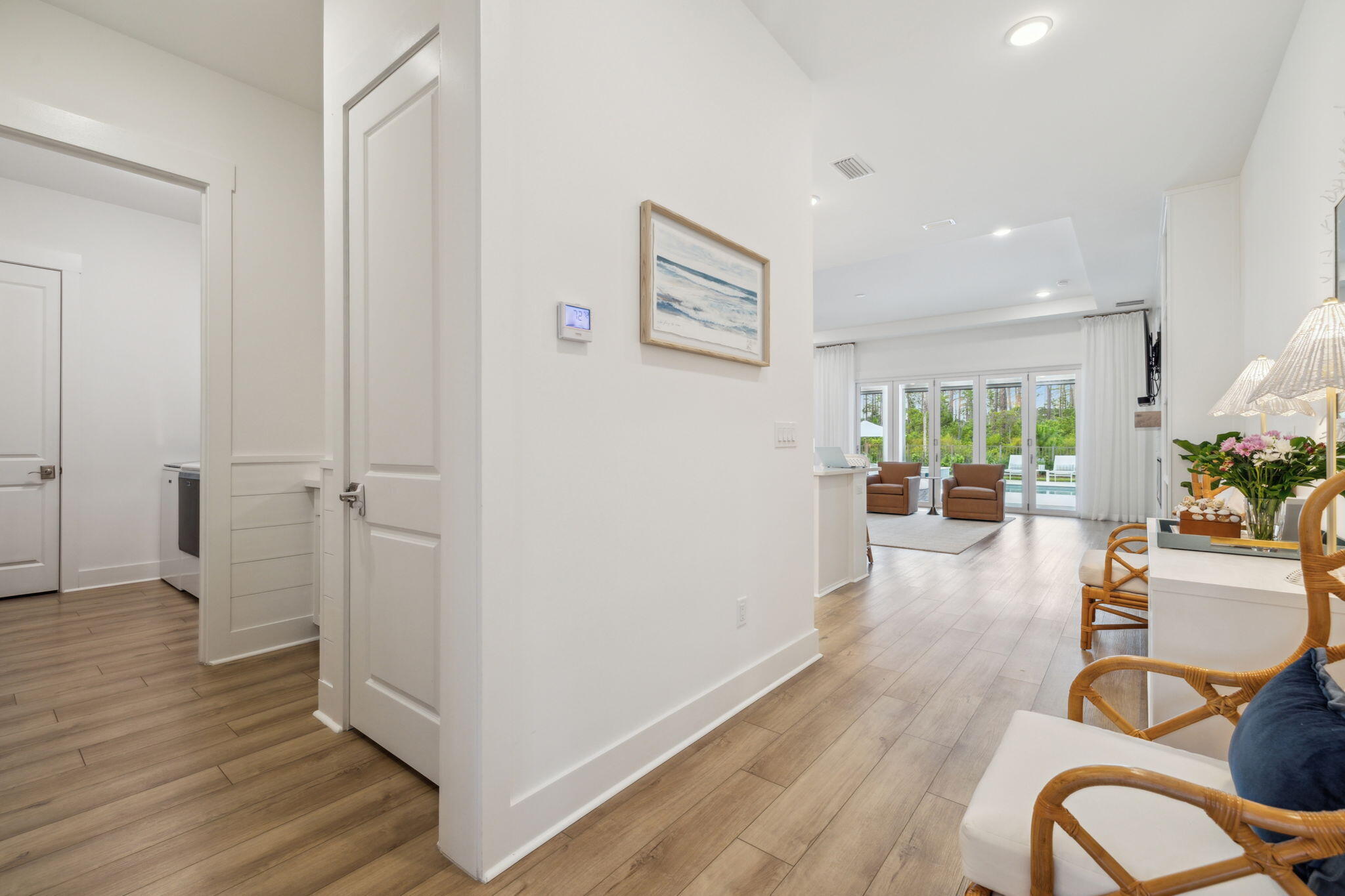 282 West Lafayette Rd Inlet Beach Inlet Beach, FL 32461 - Photo 8 of 40 a view of a livingroom with furniture and hardwood floor
