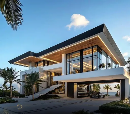 a front view of house along with street