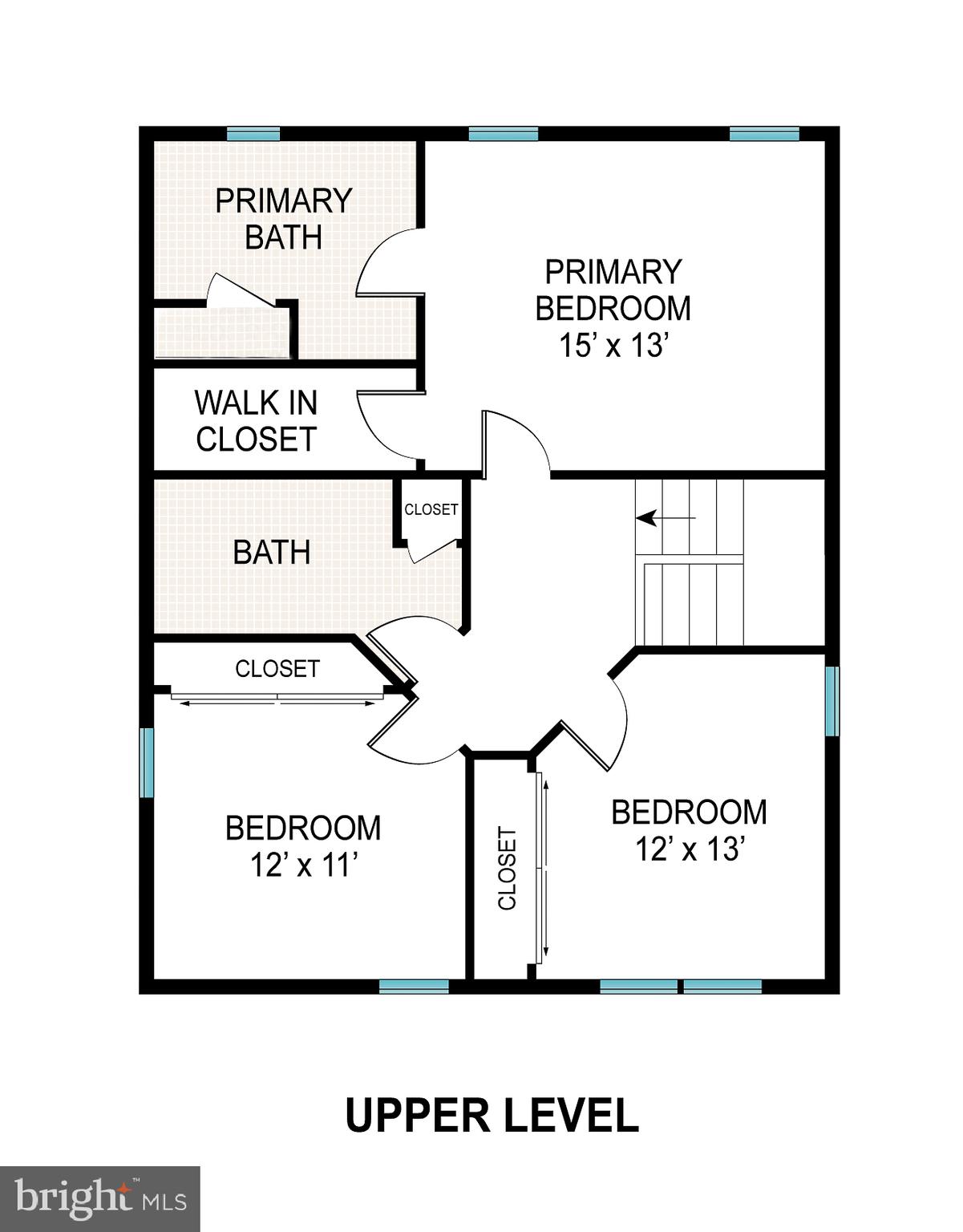 1318 Bay Ridge Avenue Annapolis, MD 21403 - Photo 40 of 41 Upper Level Floor Plan